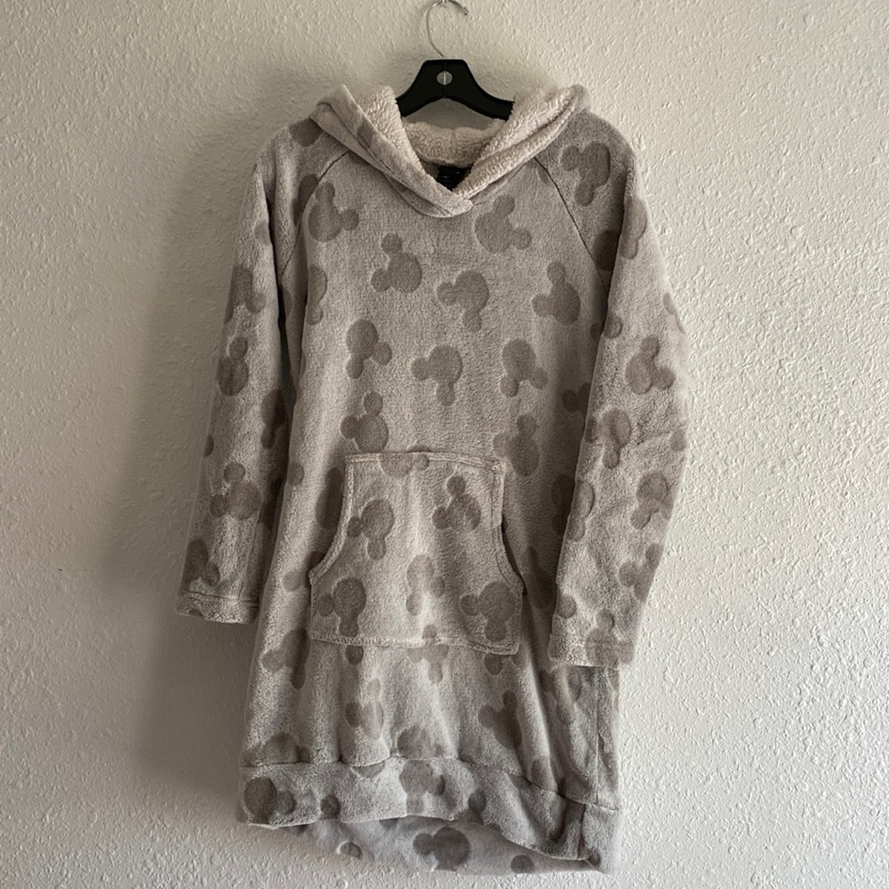 Youth’s Disney Soft Lounge Sherpa Sweater Dress with Hoodie And Pocket